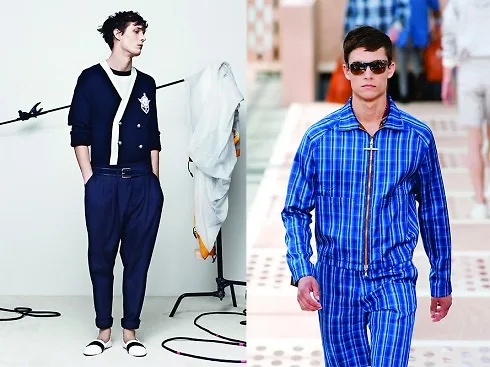 Từ trái qua: Balmain, Louis Vuitton