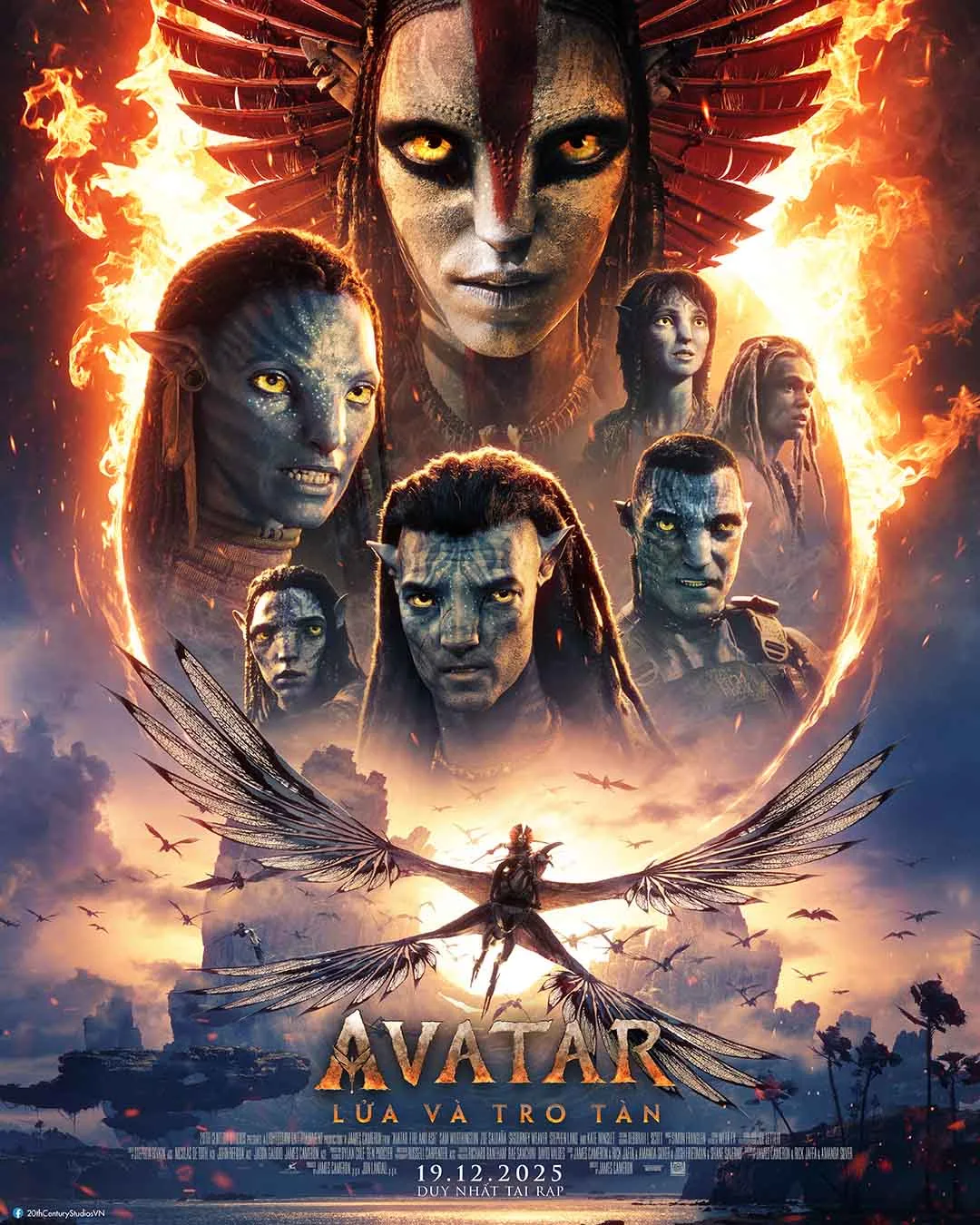Poster Avatar: Fire and Ash