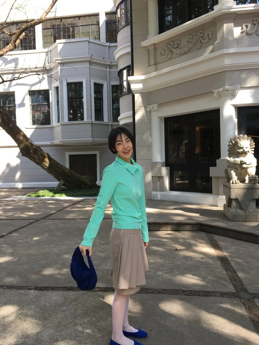 Túi xách màu xanh dương