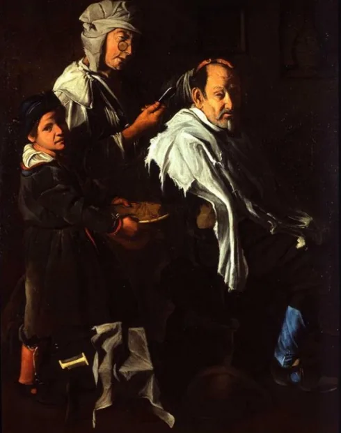 denim in paintings 17th century painting of denim