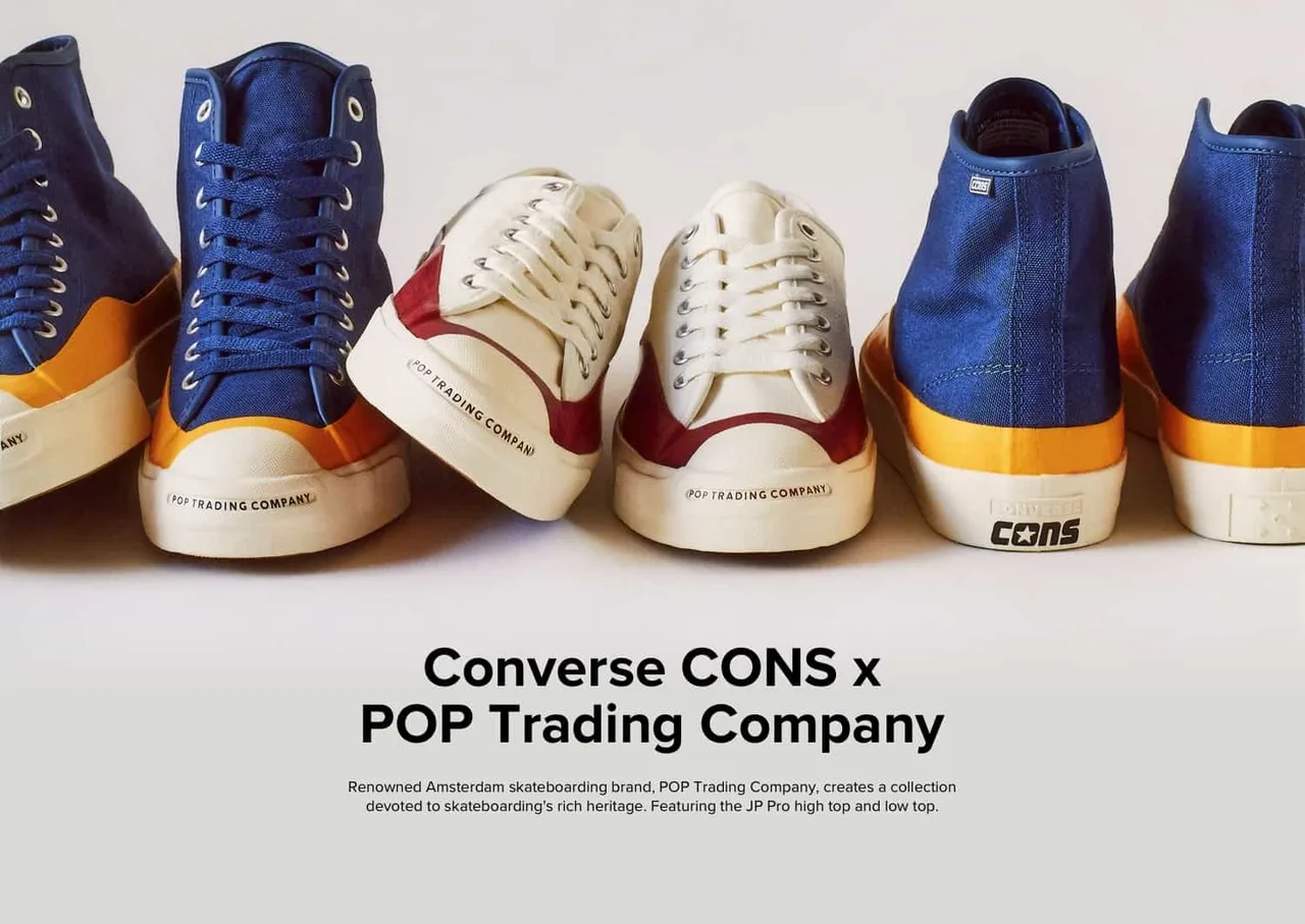 converse cons hợp tác cùng pop trading company