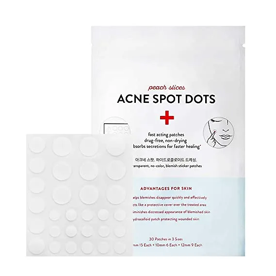 Miếng dán mụn Peach Slices Acne Spot Dots Miếng dán mụn Peach Slices Acne Spot Dots