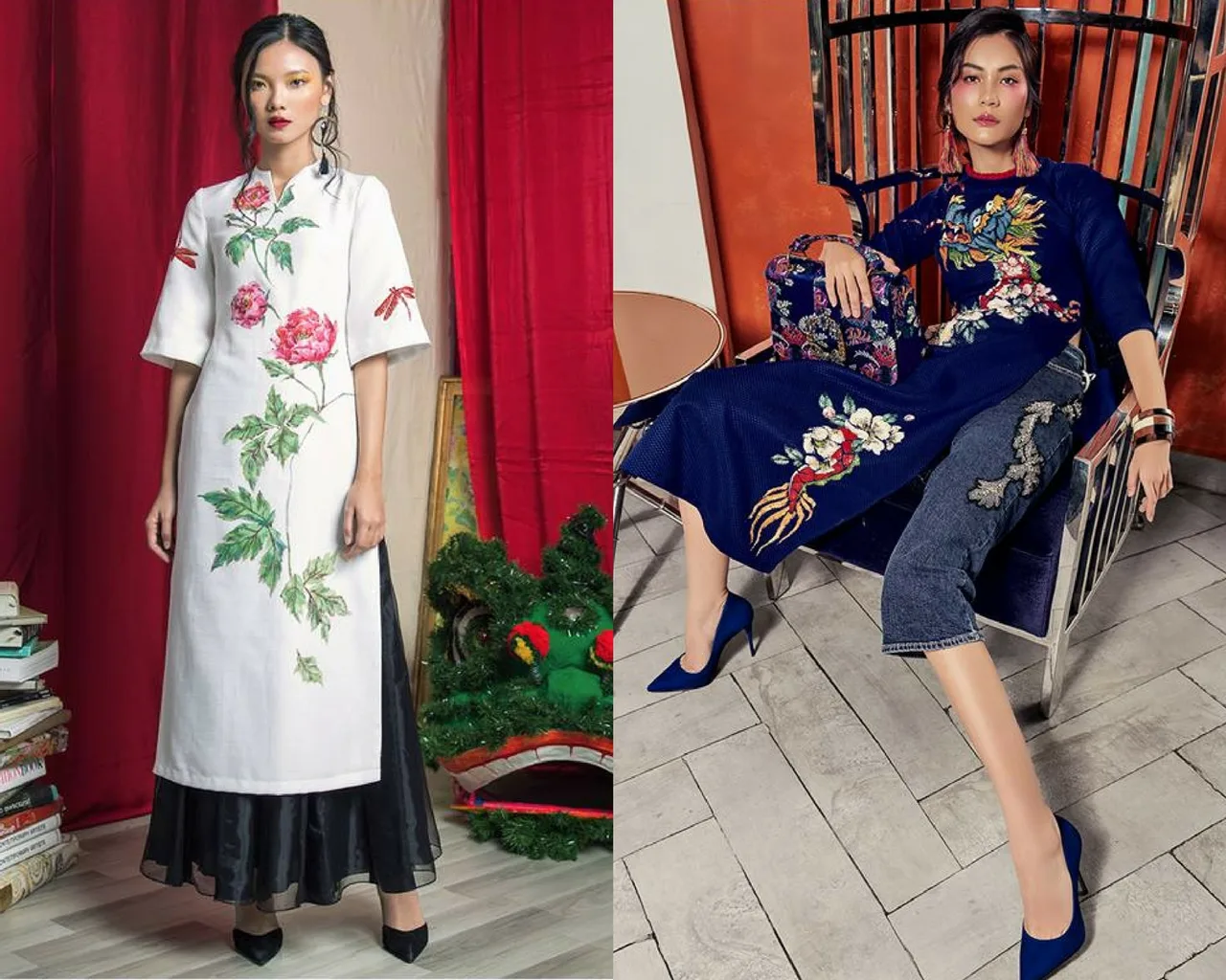 Dàn sao Việt hưởng ứng xu hướng áo dài theo từng dịp Tết truyền thống ra sao? Dàn sao Việt hưởng ứng xu hướng áo dài theo từng dịp Tết truyền thống ra sao?