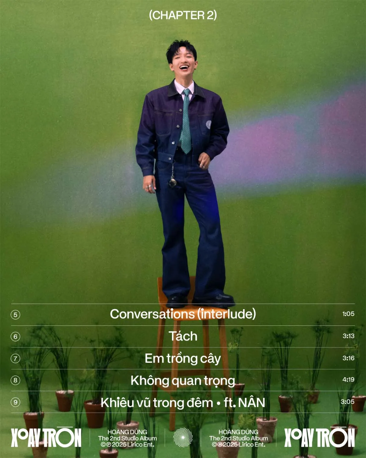 Hoàng Dũng - Xoay Tròn Tracklist Chapter 2
