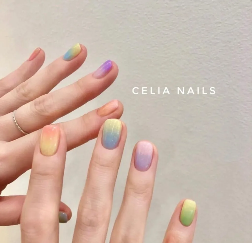 nail đẹp phối màu gradient nail đẹp phối màu gradient