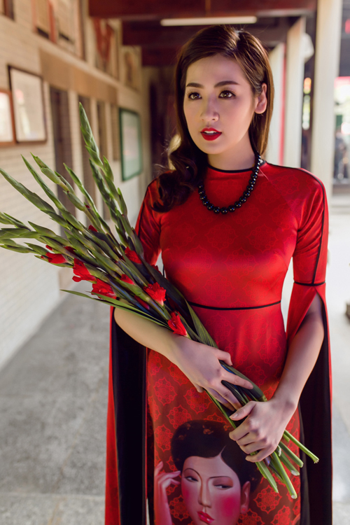 Áo dài của Adrian Anh Tuấn x Chinh - elle man 18