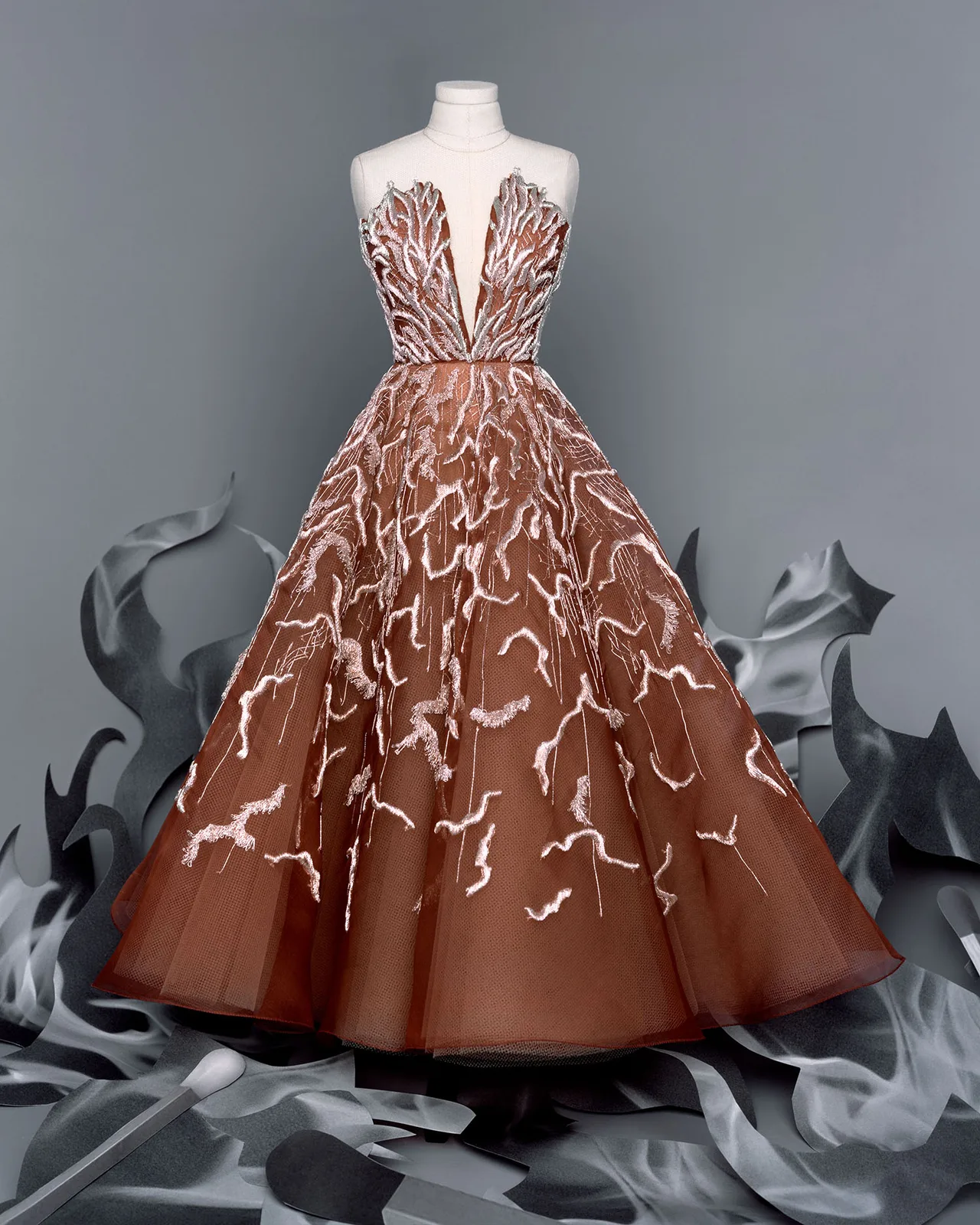 bst dior haute couture thu đông 2021 look 24