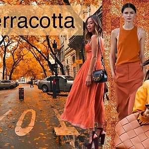 Xu hướng màu sắc Thu 2018: Cam đất Terracotta, màu của viên gạch cũ và những chiếc lá khô3