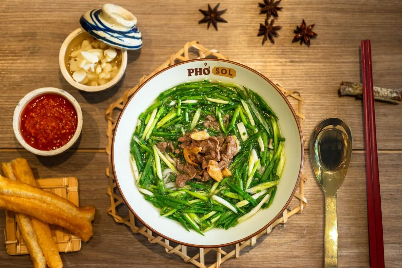 Phở Sol là thương hiệu phở tái lăn Hà Nội chính gốc nổi tiếng tại TP.HCM