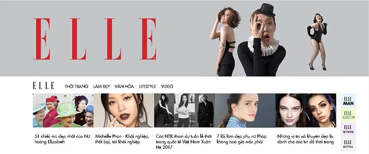 Nhận quà liền tay cùng ra mắt giao diện mới của ELLE Việt Nam