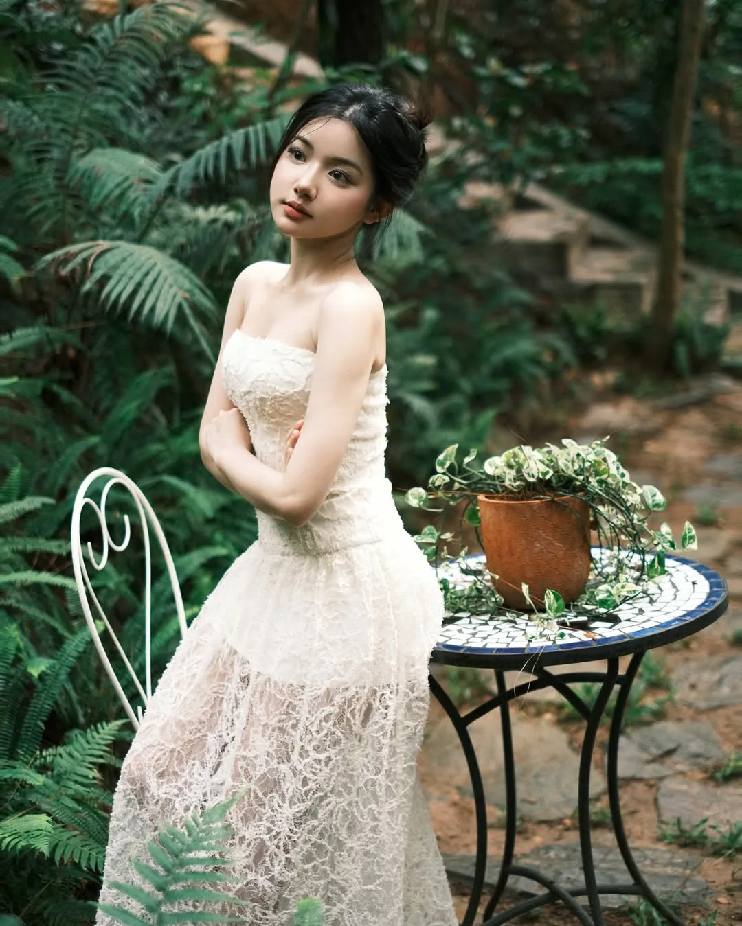 đầm prom cúp ngực
