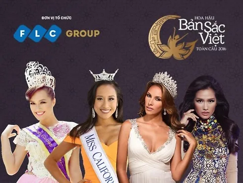 Từ trái qua: Victoria Thuý Vi - Hoa Hậu Quốc tế Việt Nam 2014, Crystal Lee - Á Hậu 1 - Hoa Hậu Mỹ 2015, Daniela Chalbaud - Hoa Hậu liên lục địa 2012, Janine Togonon - Á hậu 1 - Hoa hậu hoàn vũ 2012.