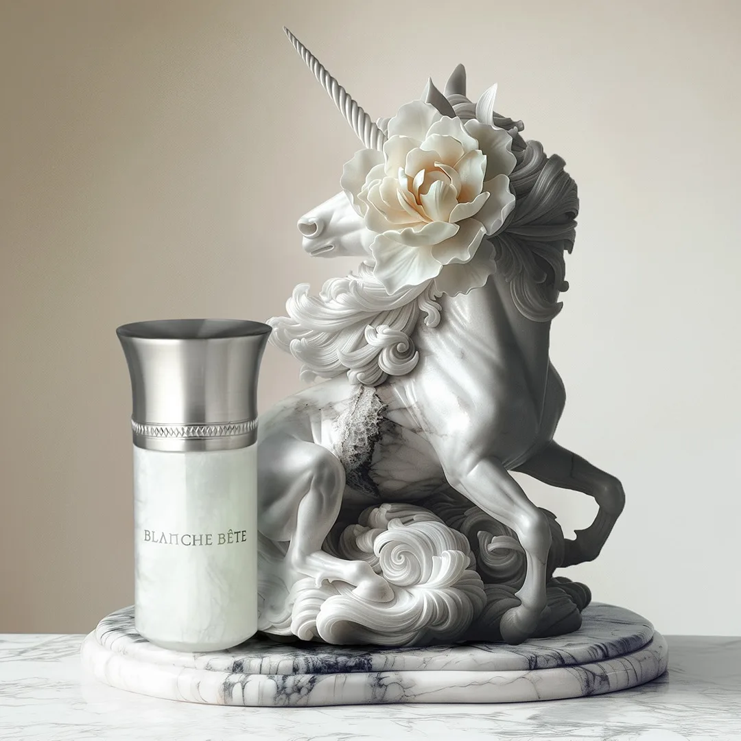 Hình ảnh nước hoa Blanche Bête Liquides Imaginaires vừa thắng giải tại ELLE Beauty Awards.