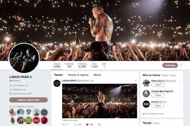 chester benning ton nhom nhac linkin park - elle vietnam
