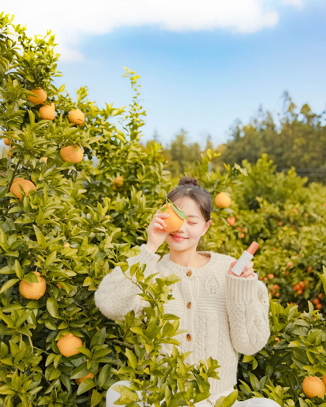 innisfree cô gái trong vườn quýt