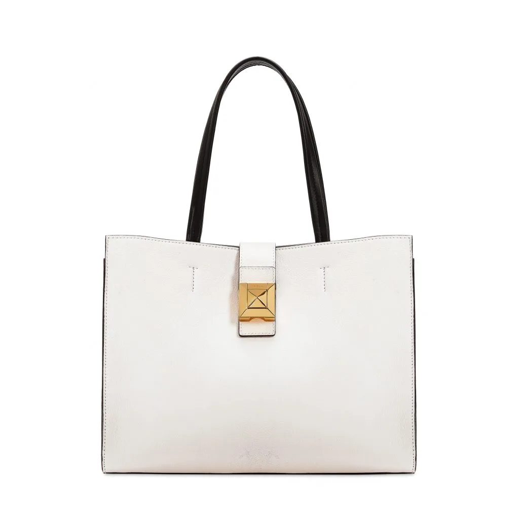 túi xách furla diva l tote e w màu trắng