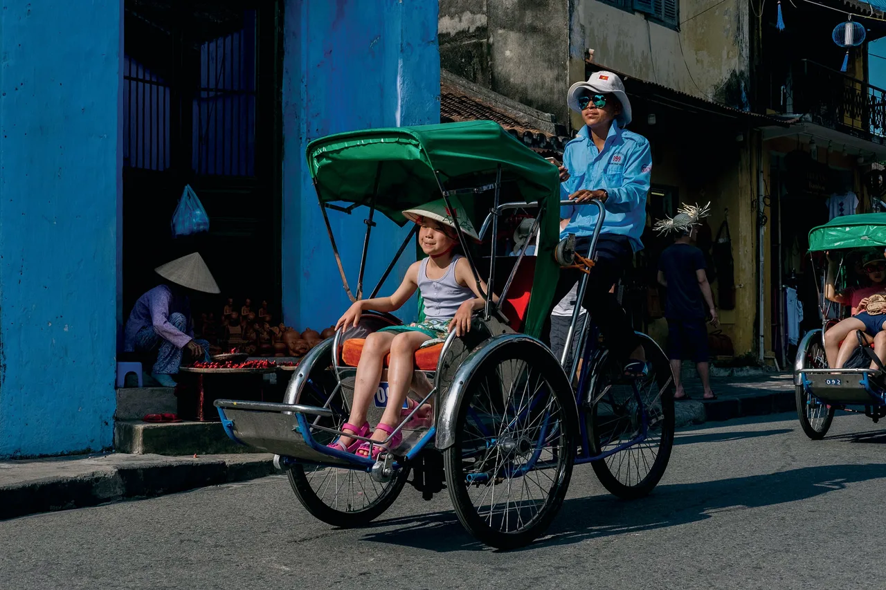 Hội An phương tiện xích lô phương tiện xích lô