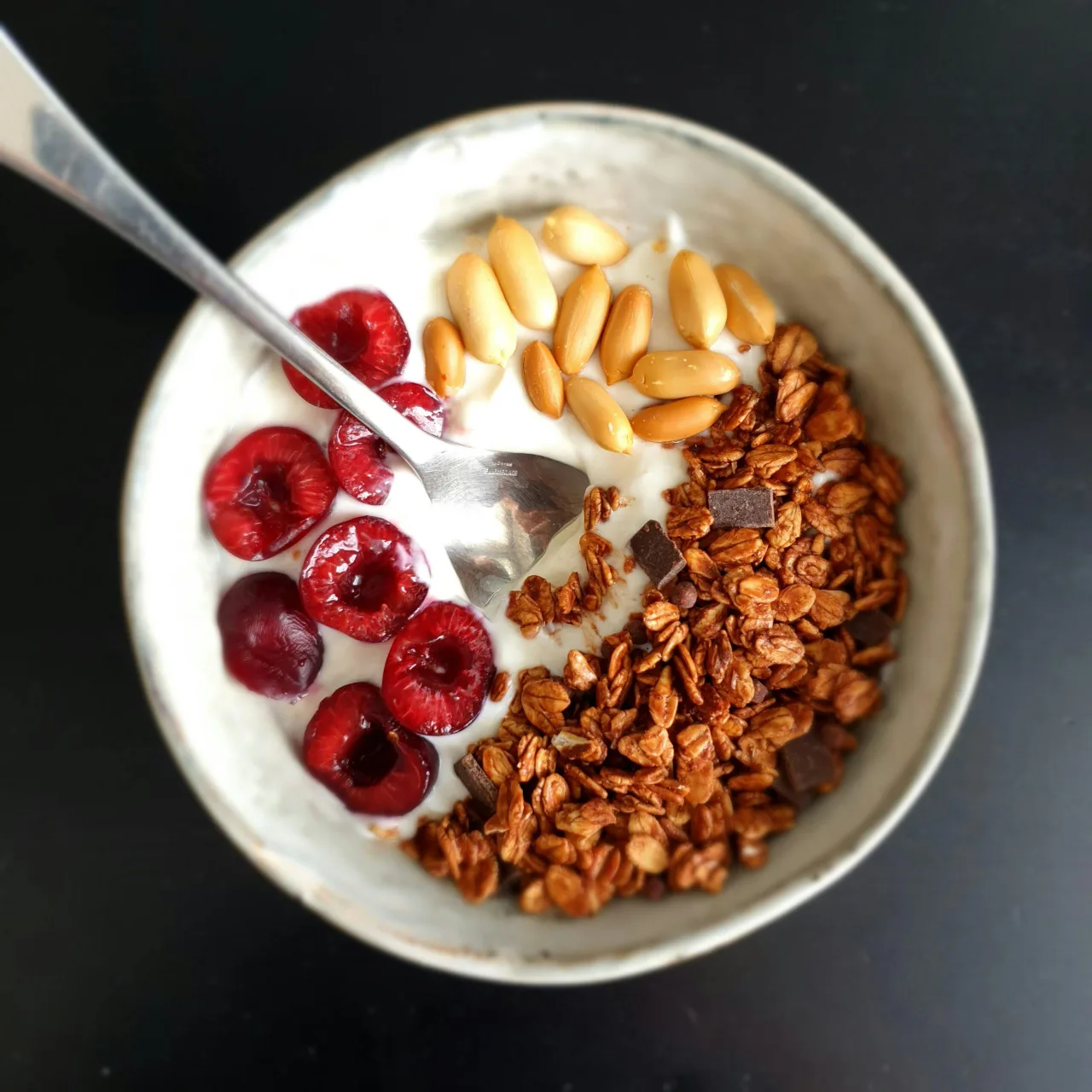 diet cùng sữa chua hy lạp và trái cây