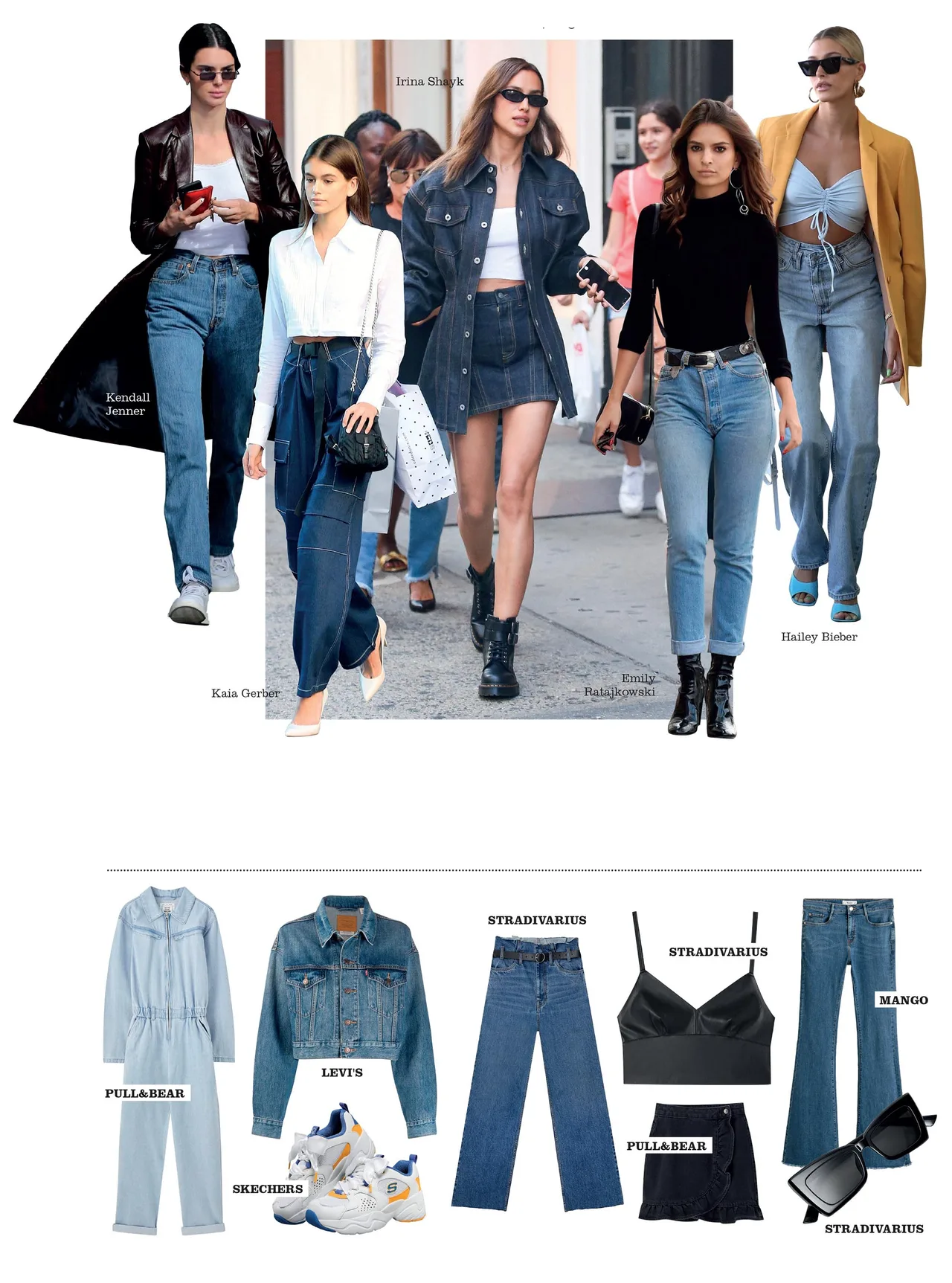chất liệu denim ứng dụng trong trang phục thành thị mặc đẹp với denim phong cách phóng khoáng