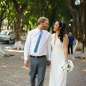 Ảnh cưới Hoa hậu Ngô Phương Lan