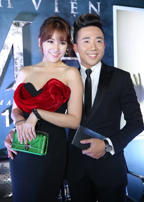 Trấn Thành và Hari Won.