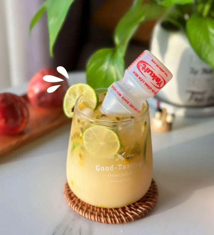 chanh dây - yakult chanh dây