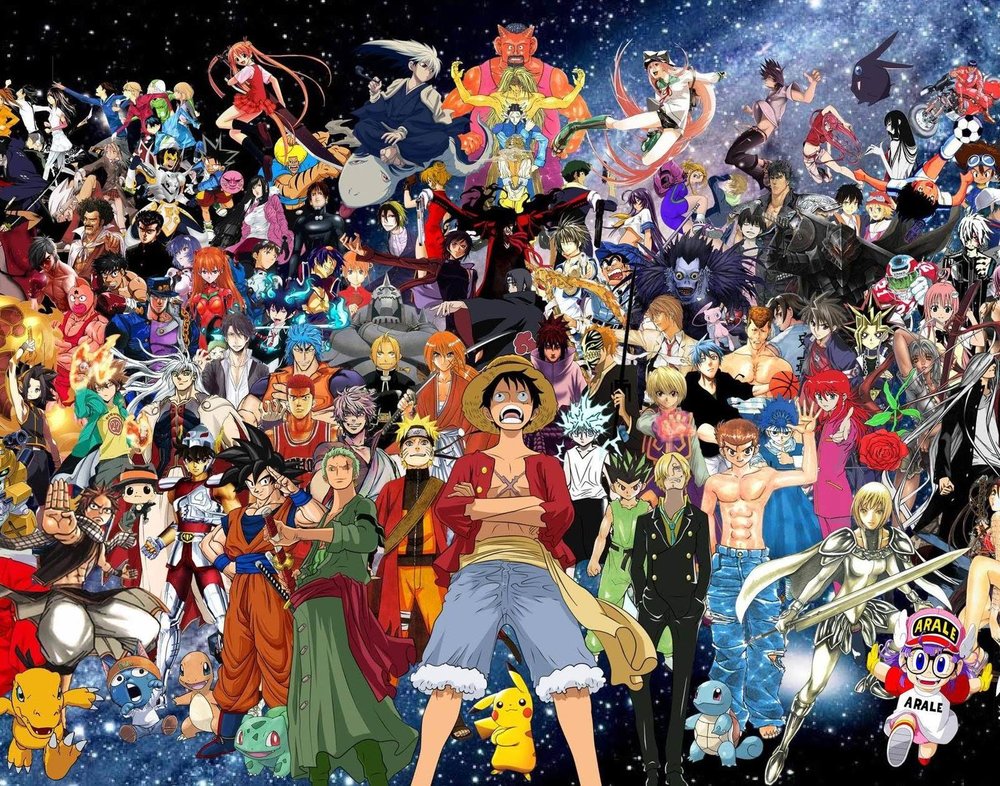 All the anime