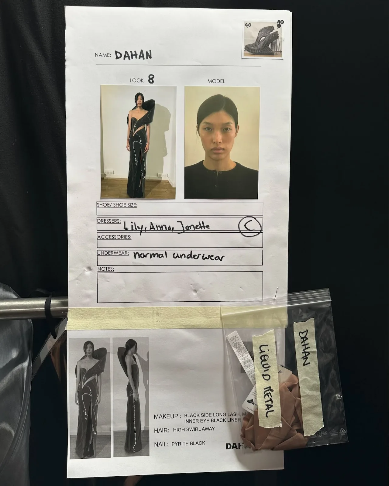 Dahan chia sẻ ảnh hậu trường tại Tuần lễ thời trang Paris Haute Couture 2026