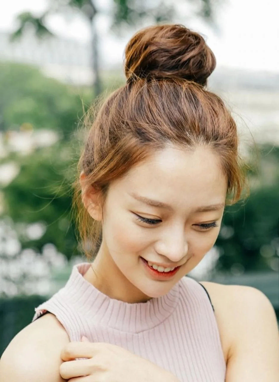 kiểu tóc búi củ hành kiểu tóc búi củ hành