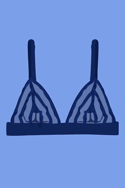 Bralette bra áo ngực ren mỏng - elle vn