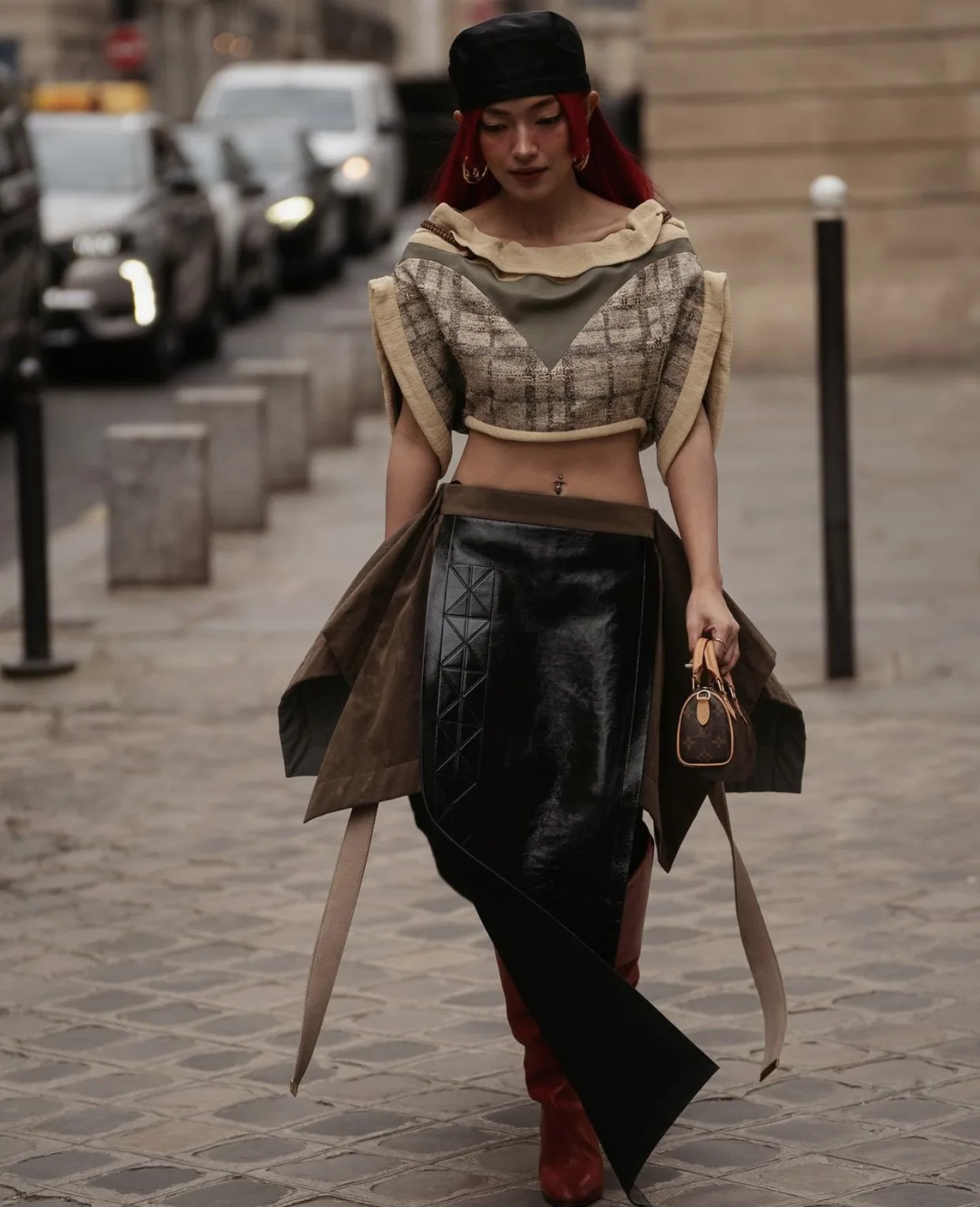 châu bùi louis vuitton thu đông 2023