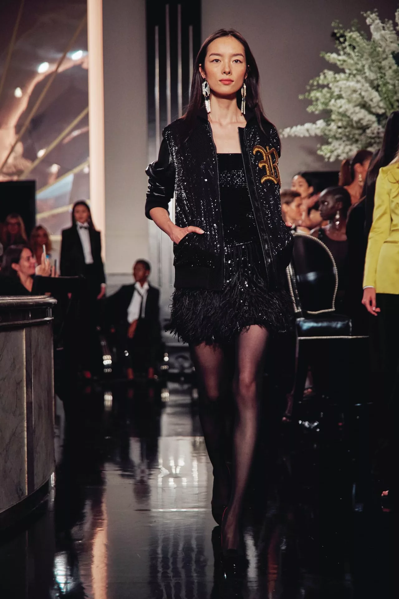 áo khoác và đầm dự tiệc ralph lauren thu đông 2019