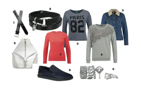 phu kien ket hop chan vay midi jeans