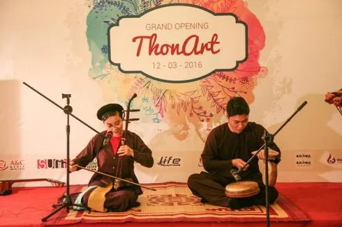 Nghệ sỹ Mai Tuyết Hoa với xẩm "Giăng sáng vườn chè" đặc sắc.