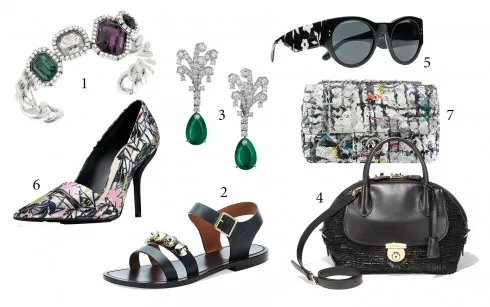 1. Swarovski 2. Marni 3. Cartier 4. Salvatore Ferragamo 5. Ralph Lauren 6. Dior 7. Chanel