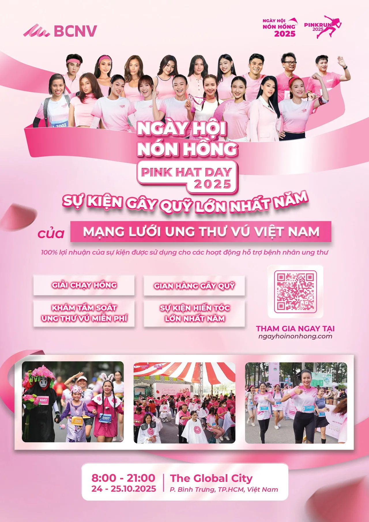 Pink Run thuộc khuôn khổ Ngày Hội Nón Hồng 2025
