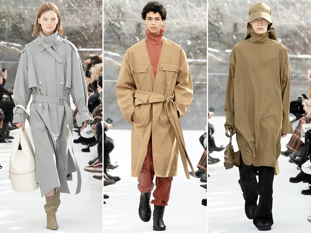 Các mẫu áo khoác kaki trong BST Thu - Đông 2020 của Kenzo