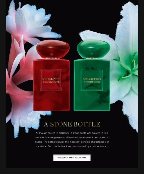 Armani Prive Rouge Malachite và Vert Malachite