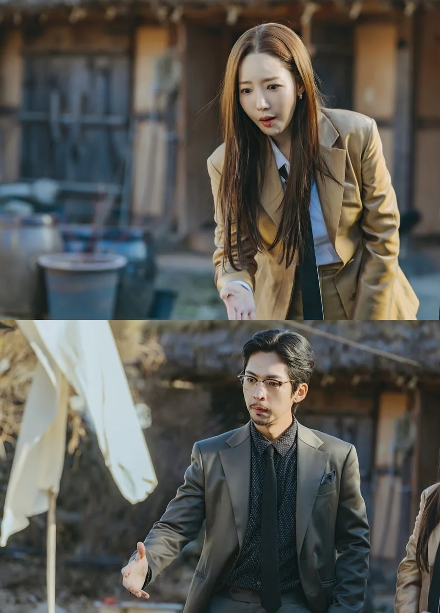 Park Min Young diện trench coat trong "Nữ Hoàng Lừa Đảo"