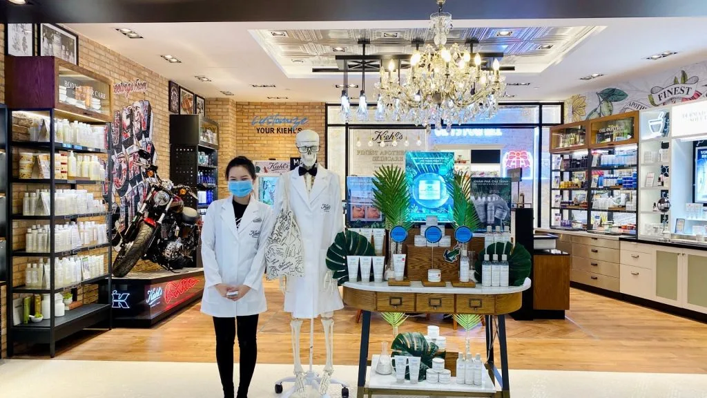 Cửa hàng Kiehl's Vincom.
