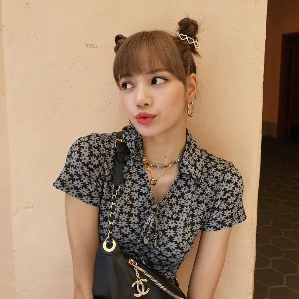 lisa black pink vòng hạt nhựa