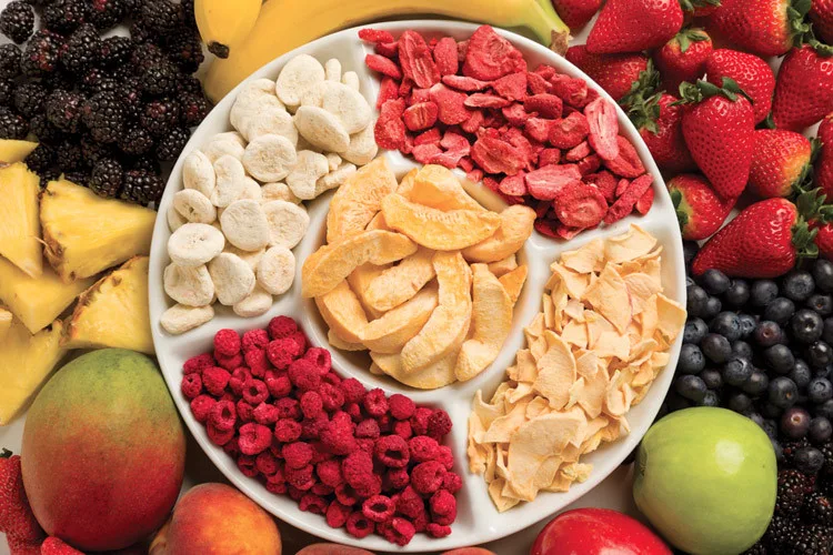 Các loại trái cây sấy