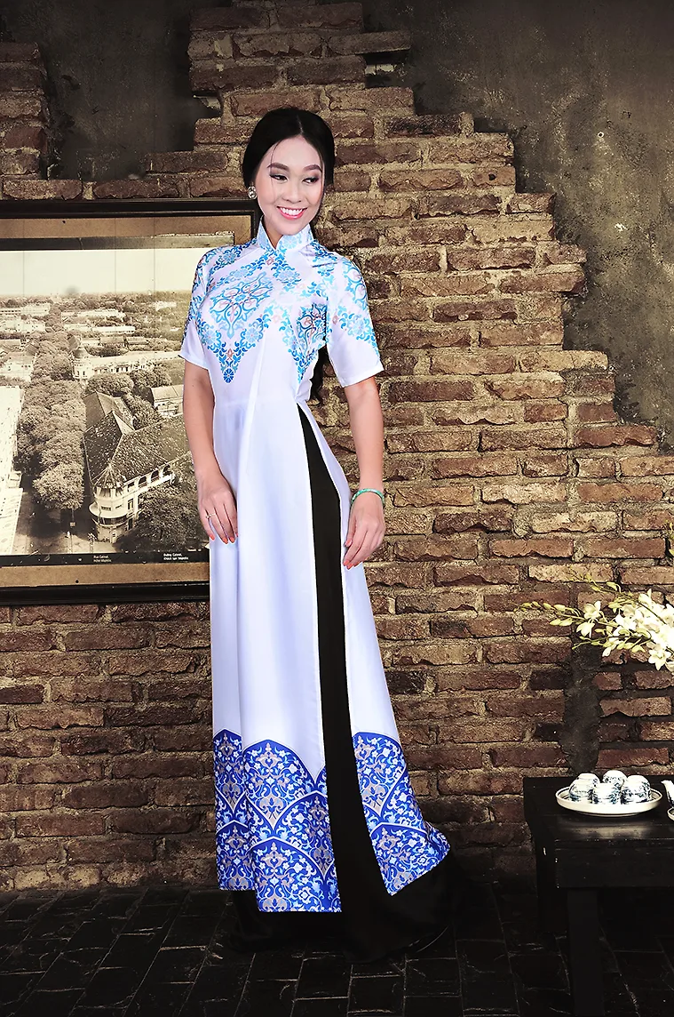 lookbook áo dài Việt
