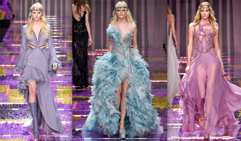 Show Haute Couture của Versace vào năm ngoái.