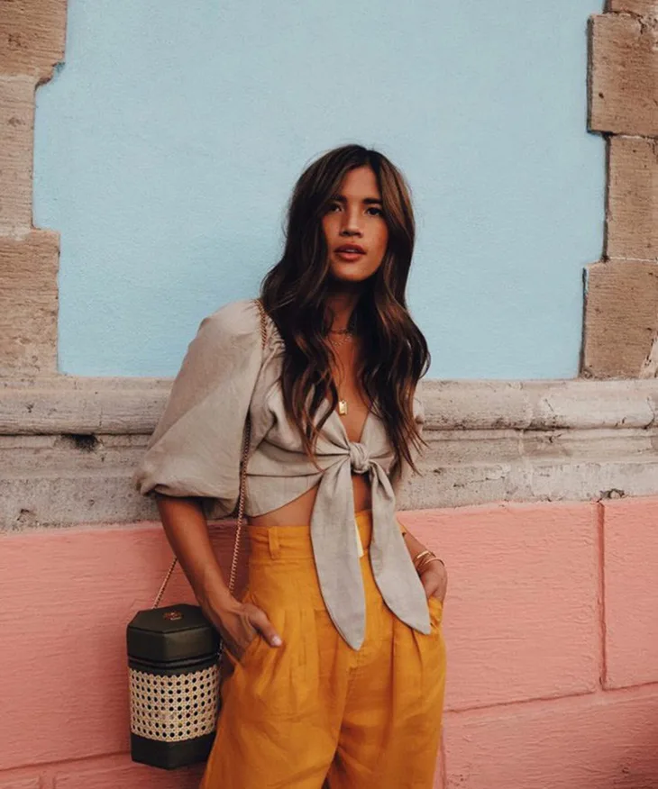 crop top thắt nơ 15