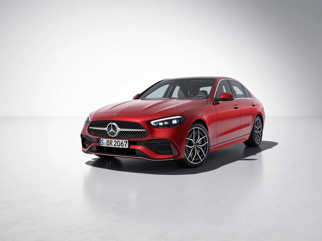 mercedes-benz đỏ