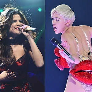 Miley Cyrus và Selena Gomez