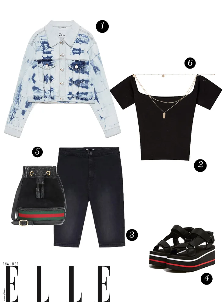 ELLE Style Calendar tháng 4 tie dye