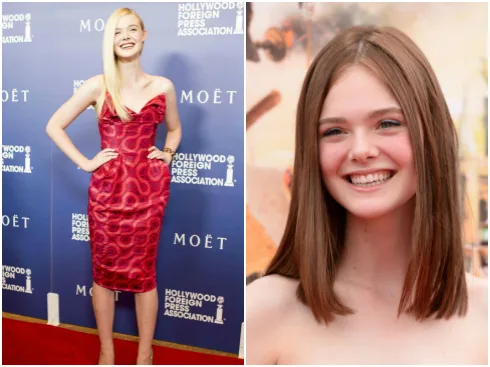 kiểu tóc Elle Fanning