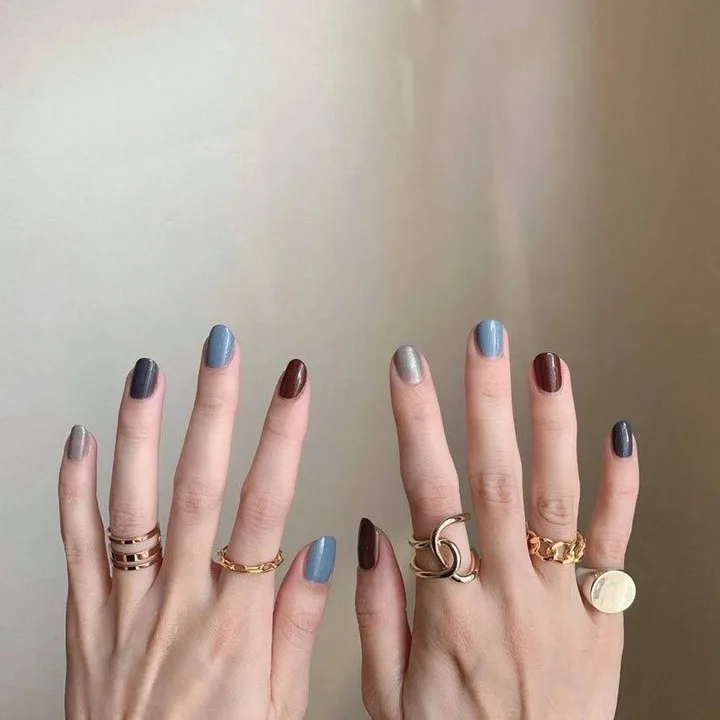 nail đẹp tông màu lạnh nail đẹp tông màu lạnh